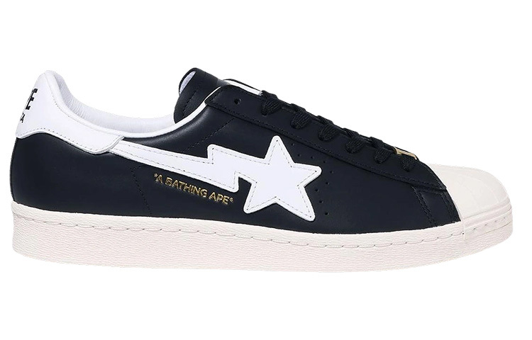 【代購】Superstar Bape x Superstar Adidas Originals 'Black' IF2385