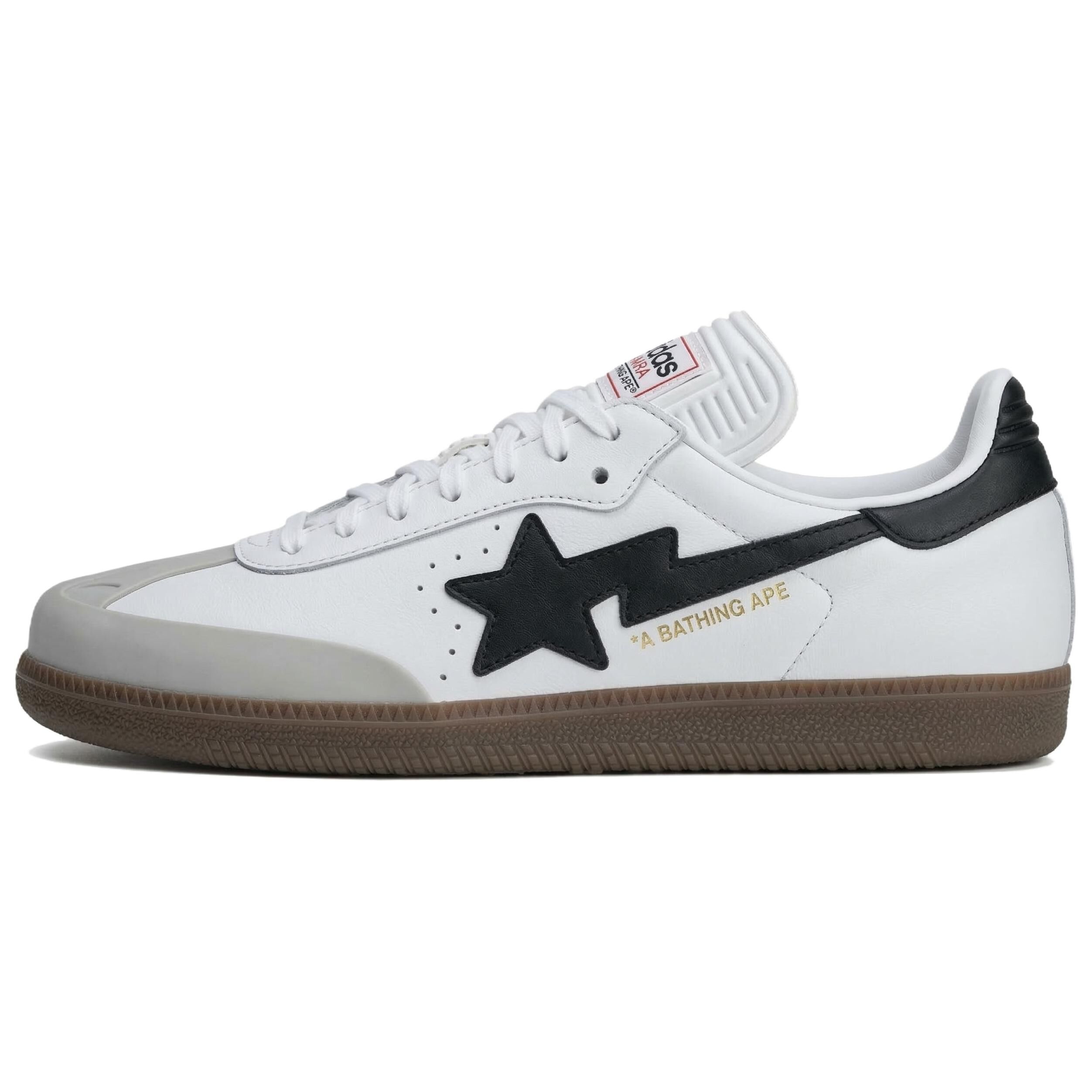 【代購】Samba Bape x Samba Adidas Originals 'White Black Gum' JR9245