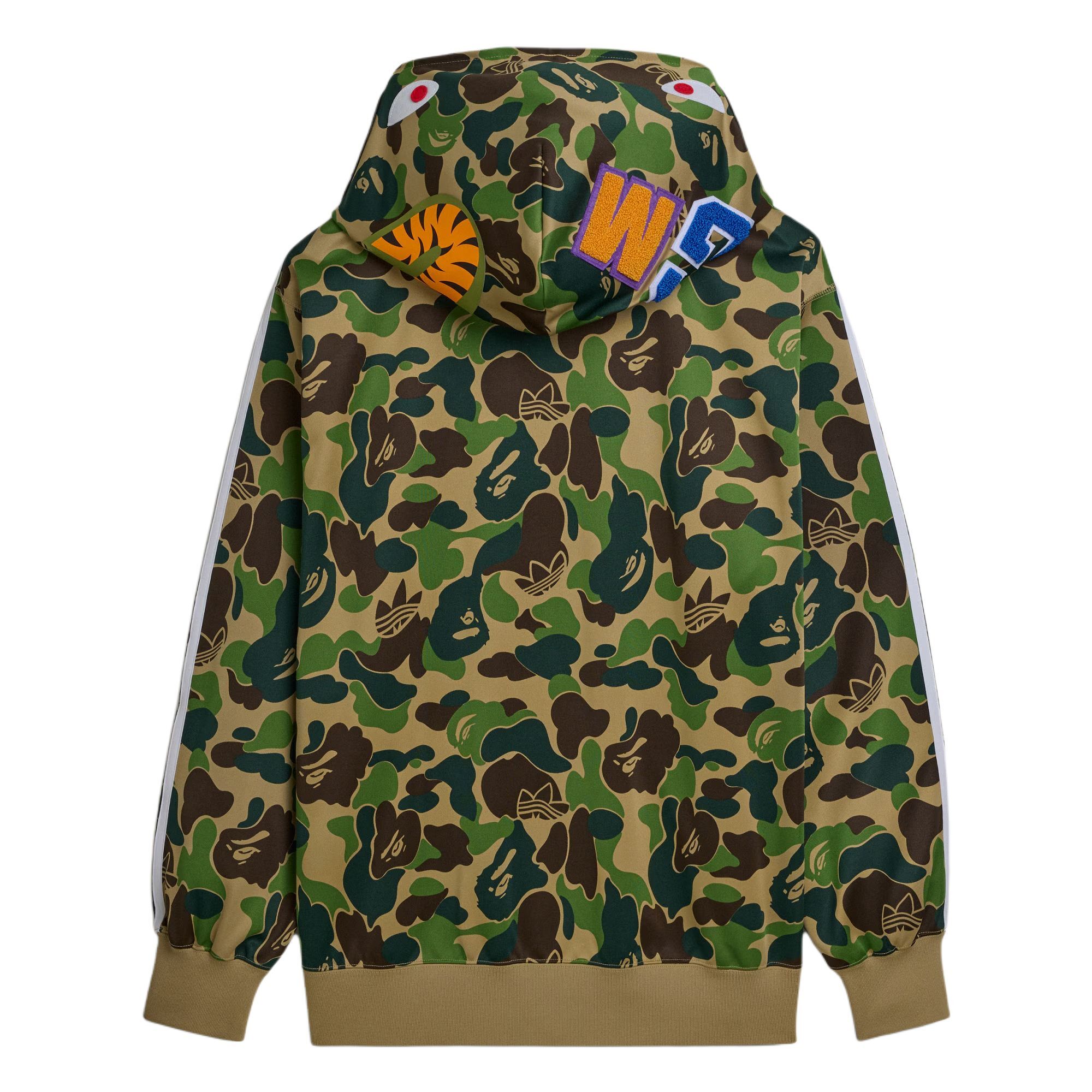 【代購】Adidas Originals x BAPE SHARK TRACK HOODIE JACKET Unisex KF4916