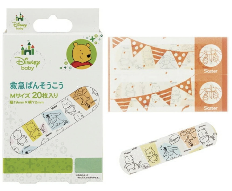 Skater Winnie the Pooh 膠布 20片裝