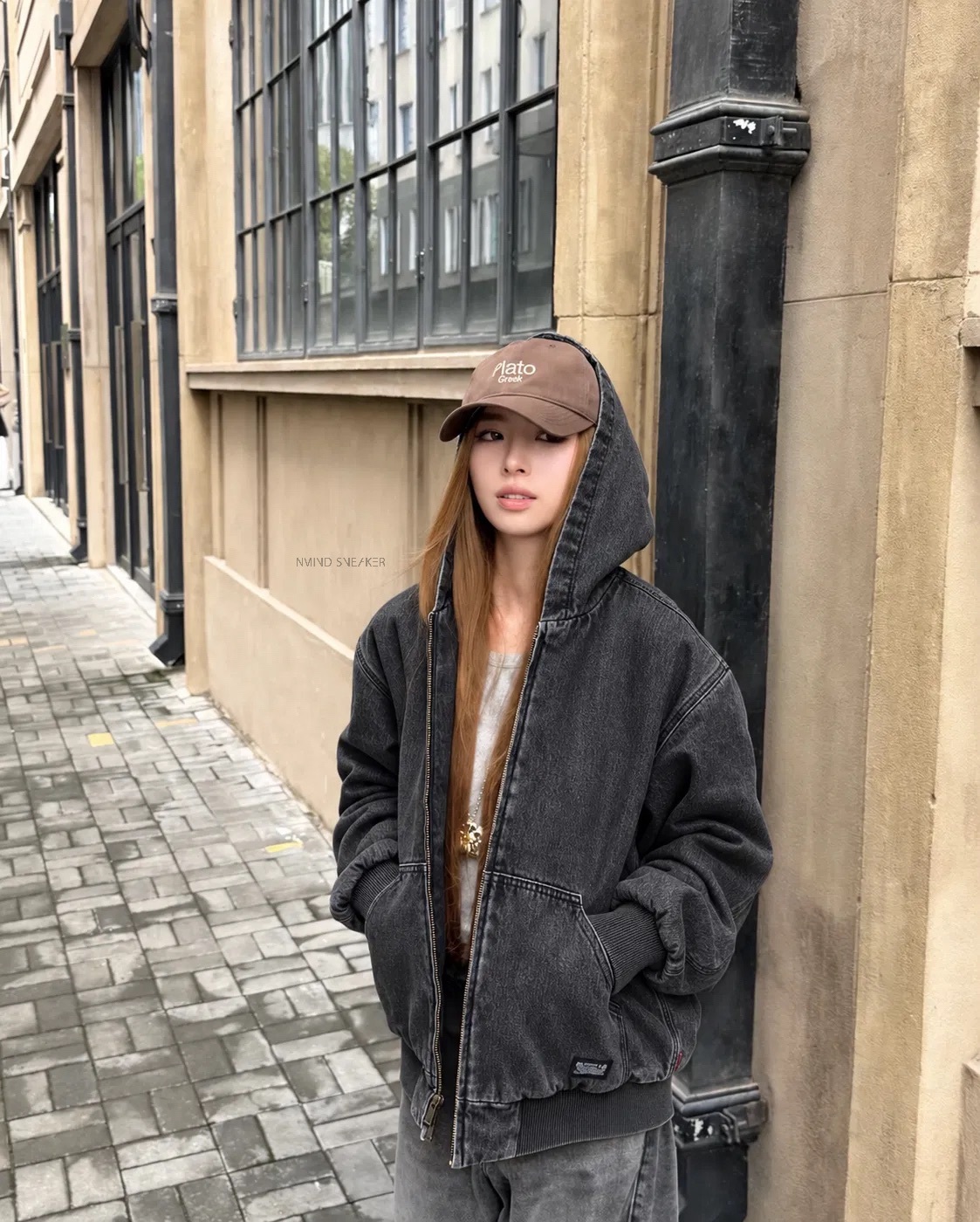 <美式VINTAGE拿捏🖤>levi’s 美式復古刷舊 休閒 連帽 拉鏈 夾克 外套