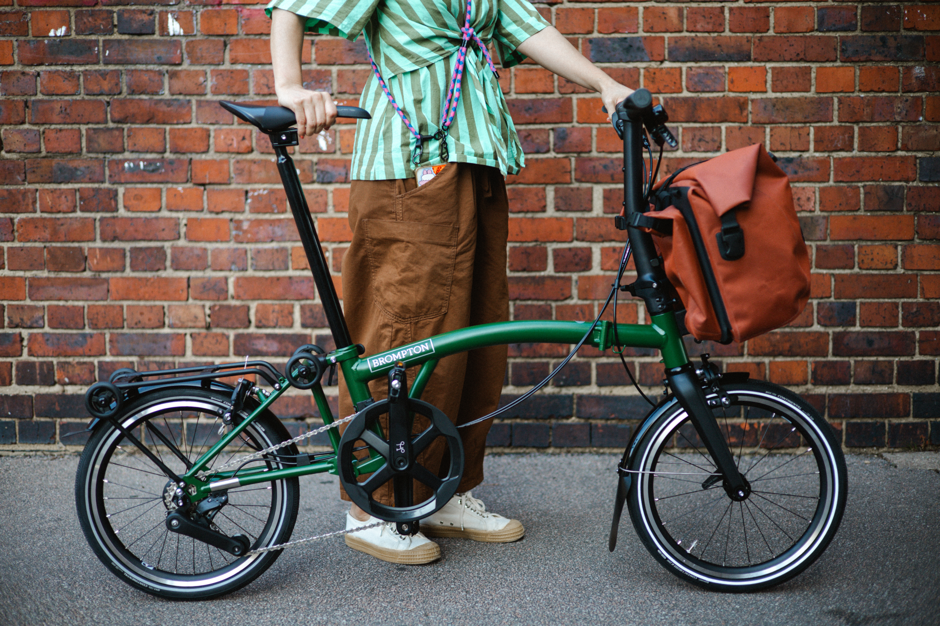 Brompton P Line Racing Green 配色