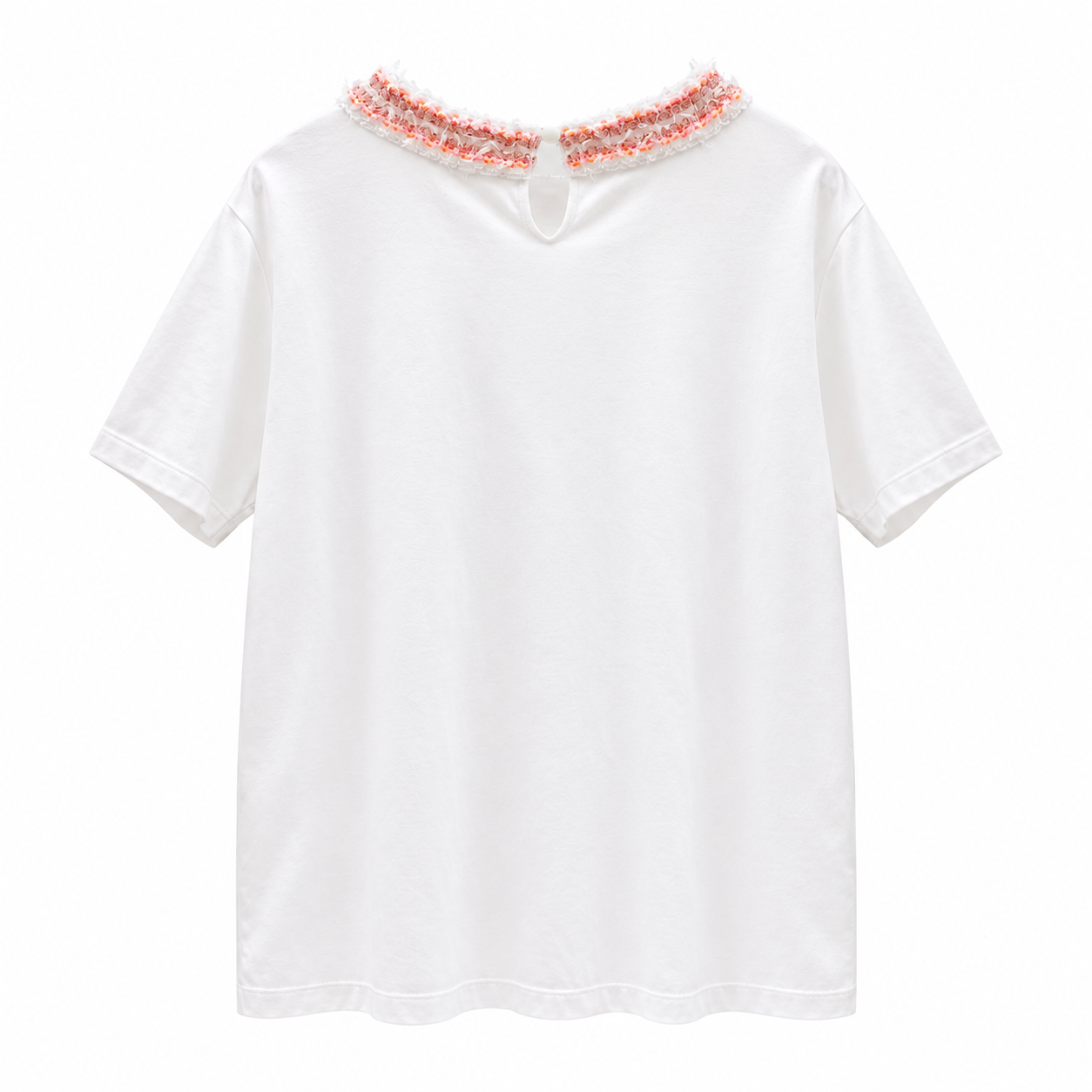 軟呢圓領棉T-shirt