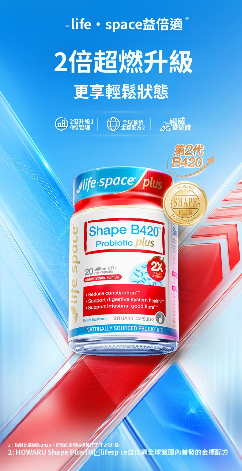 澳洲 LifeSpace 超燃 B420plus 益生菌【正品】四菌株配方 體態管理益生菌 Shape B420 Probiotic Plus