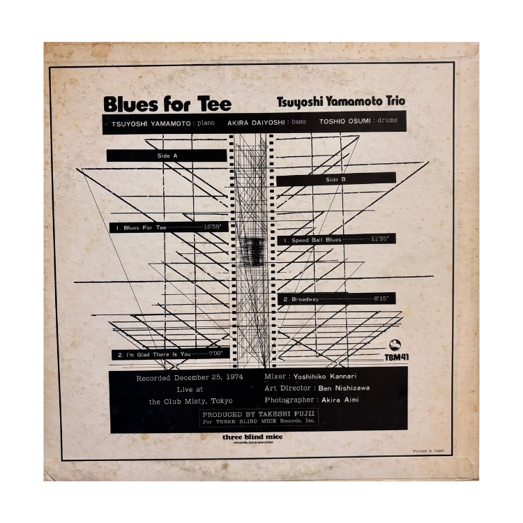 山本剛– Blues For Tee 首版