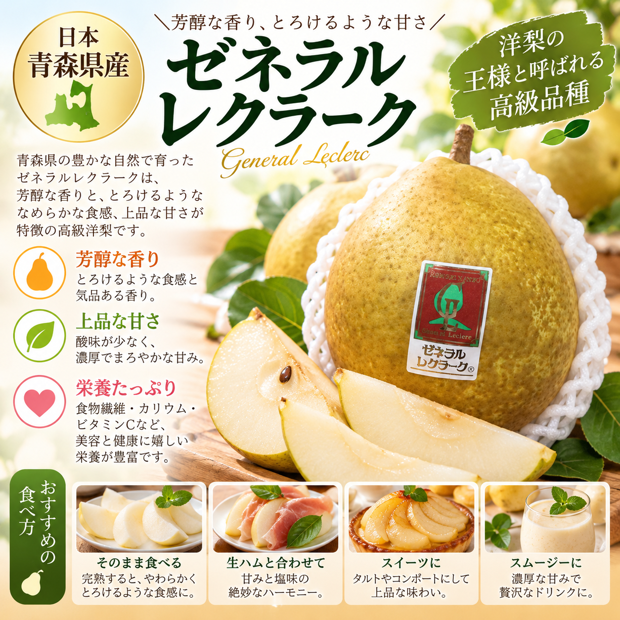 日本青森縣啤梨(2個)