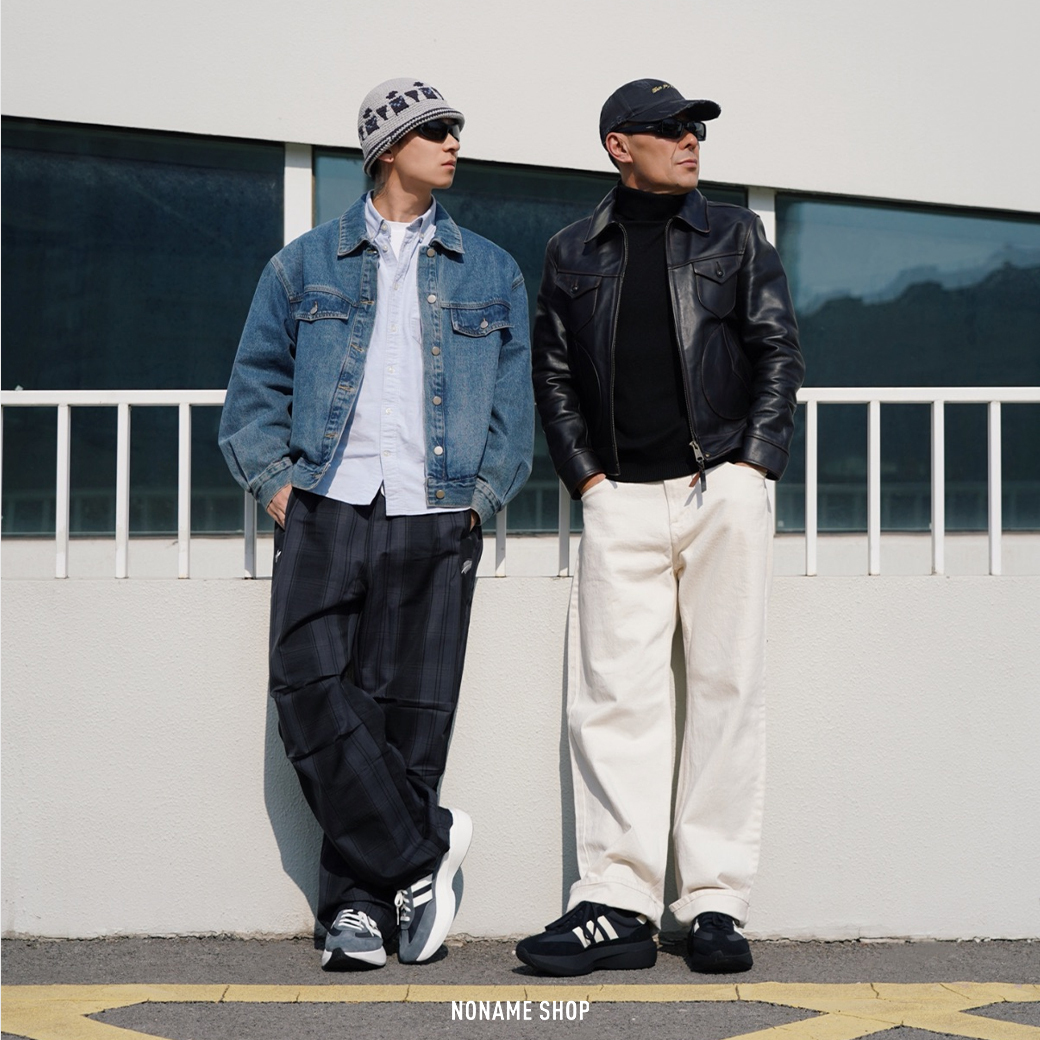 ADIDAS ORIGINALS & ALL BLACKS FIREBIRD PLAID TRACK PANT 限定款 碳黑 復古格紋 長褲 (男款)