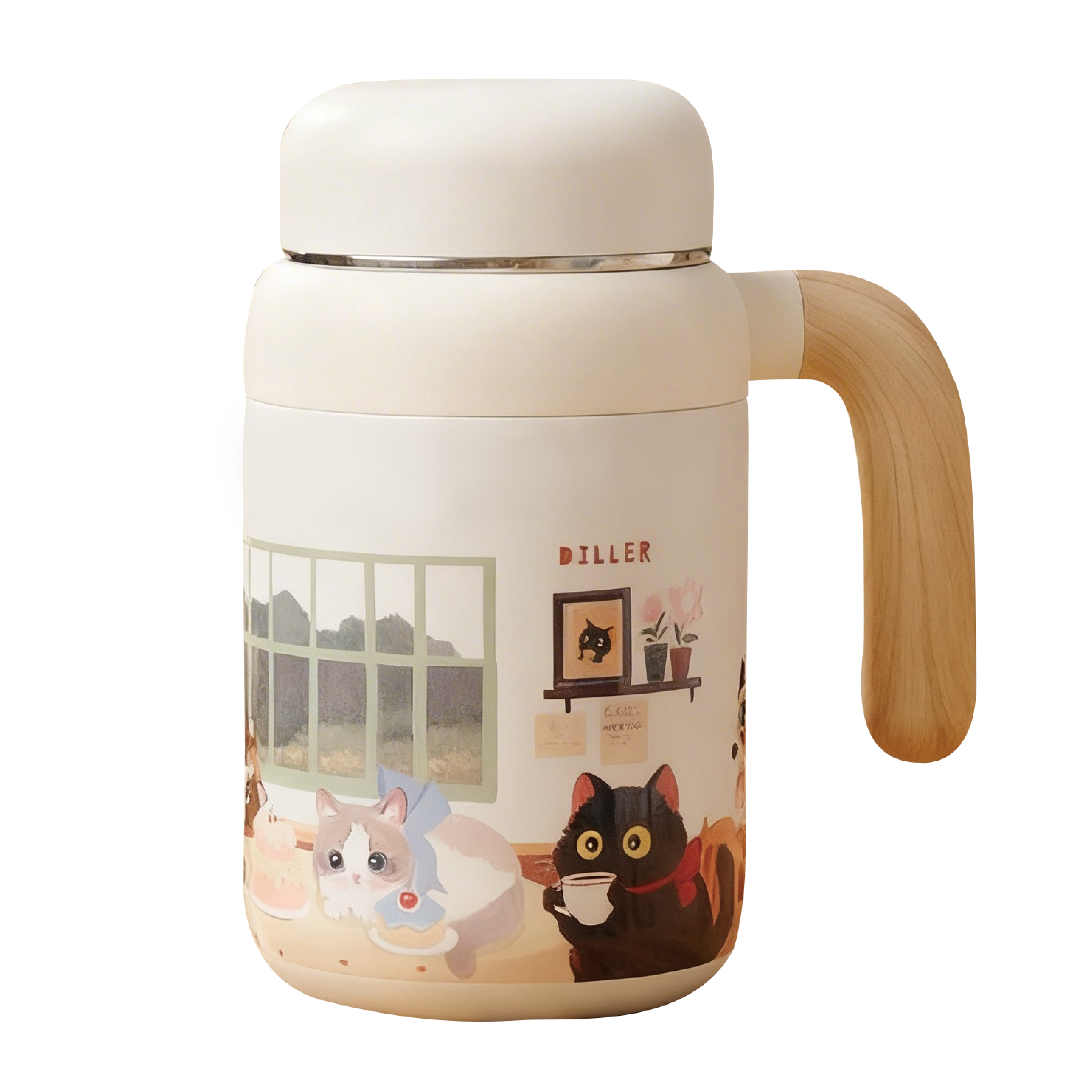 貓咖保溫杯