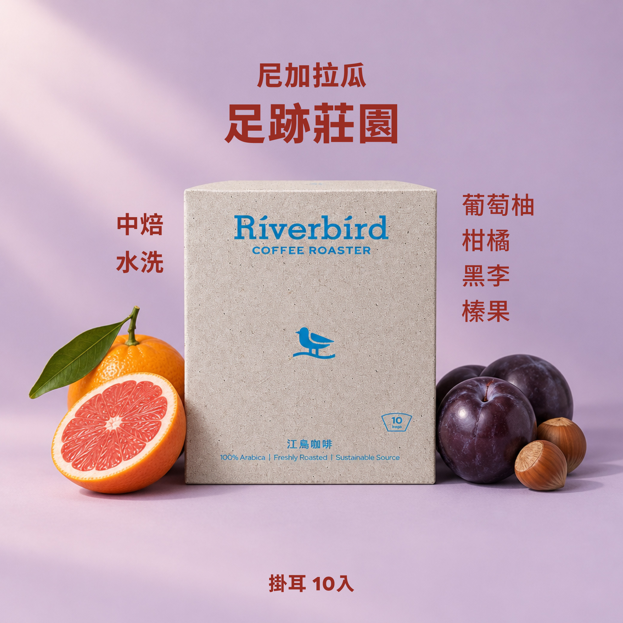 【一期一會】《10入掛耳》尼加拉瓜 足跡莊園 中焙/水洗