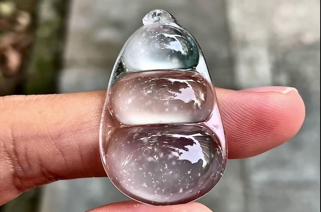 翡翠高冰福豆,天然翡翠A玉, 緬甸玉, Jade, Jadeite