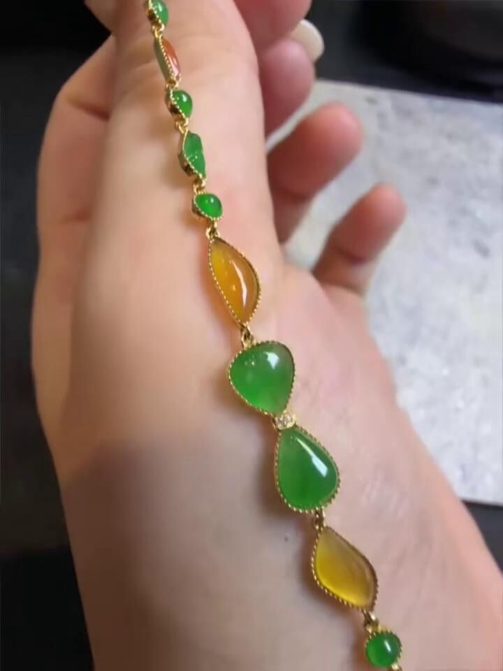 翡翠多寶手鏈,天然翡翠A玉, 緬甸玉, Jade, Jadeite