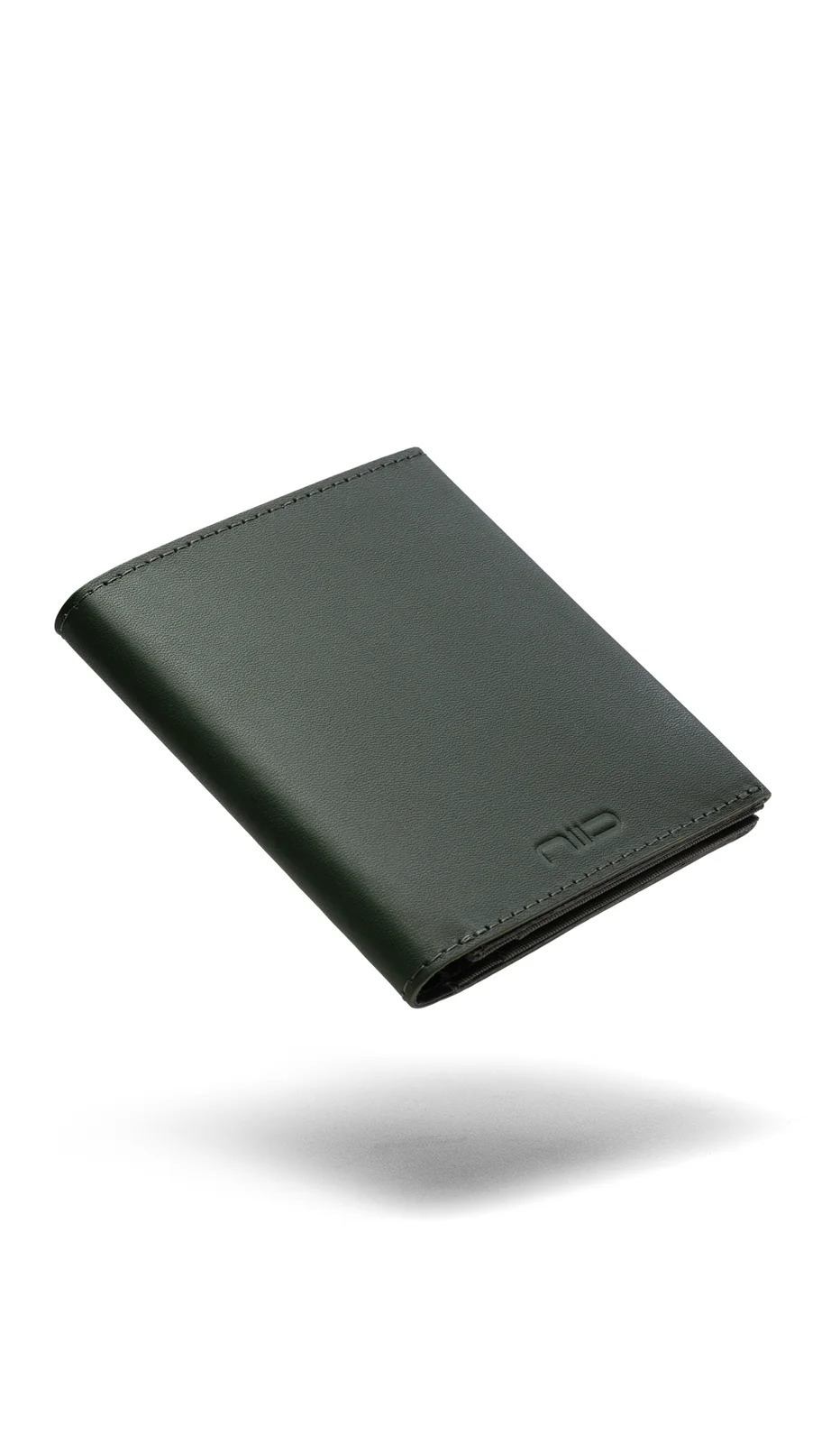 NEX Slim RFID Wallet (Smooth Leather) - Olive