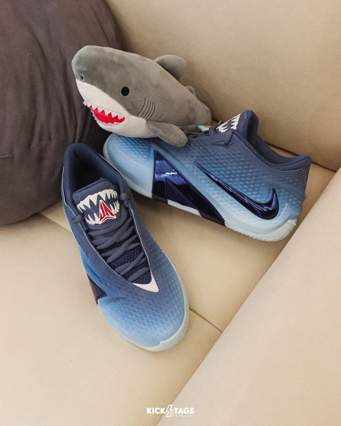 ＜海外連線代購＞ 大童鞋 女生尺寸 NIKE JA 4 GS 'JAWS' 大白鯊 海洋藍 實戰 緩震 籃球鞋【JF0695-400】