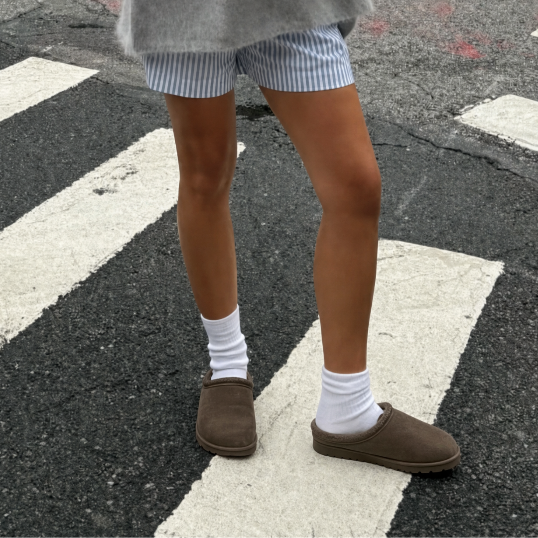 Alo Yoga Recovery Slipper 麂皮毛絨 恢復拖鞋