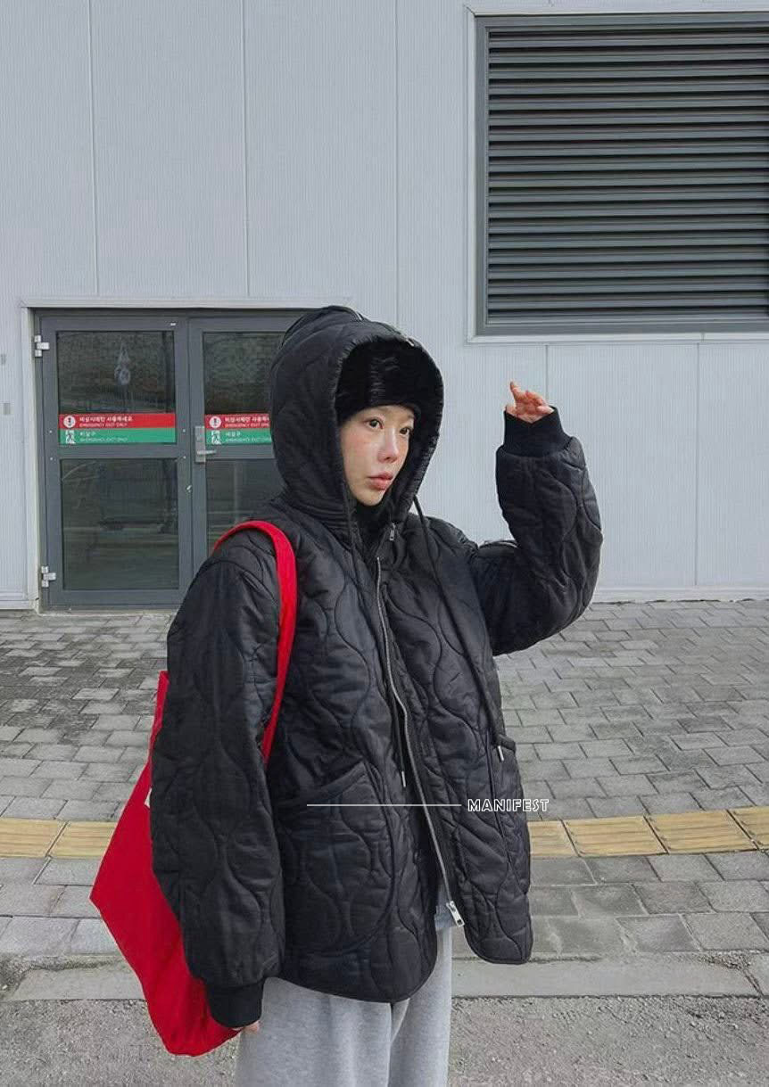 10月新款  衍線拼接鋪棉外套  MANIFEST正韓🇰🇷