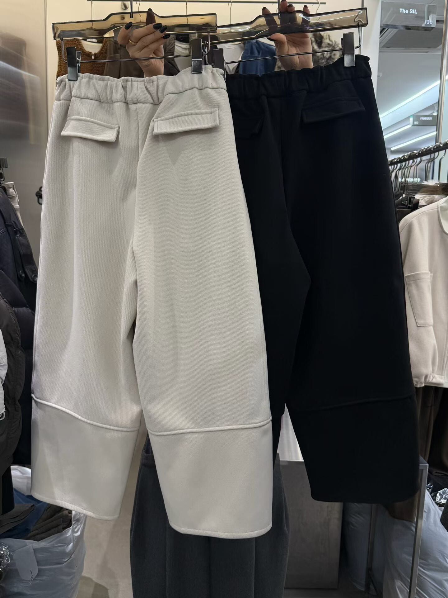 TS7210 立體線條彎刀褲