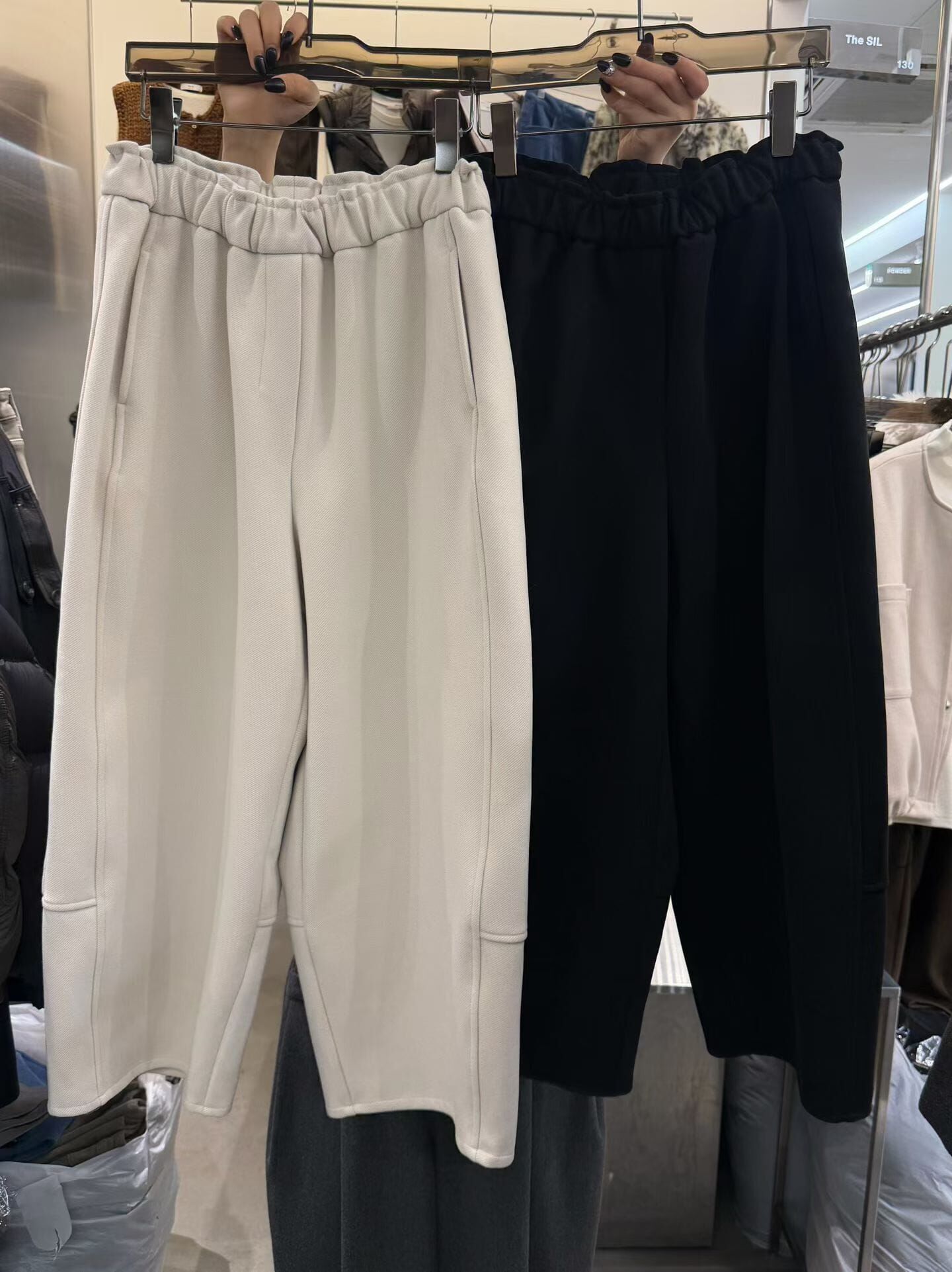 TS7210 立體線條彎刀褲