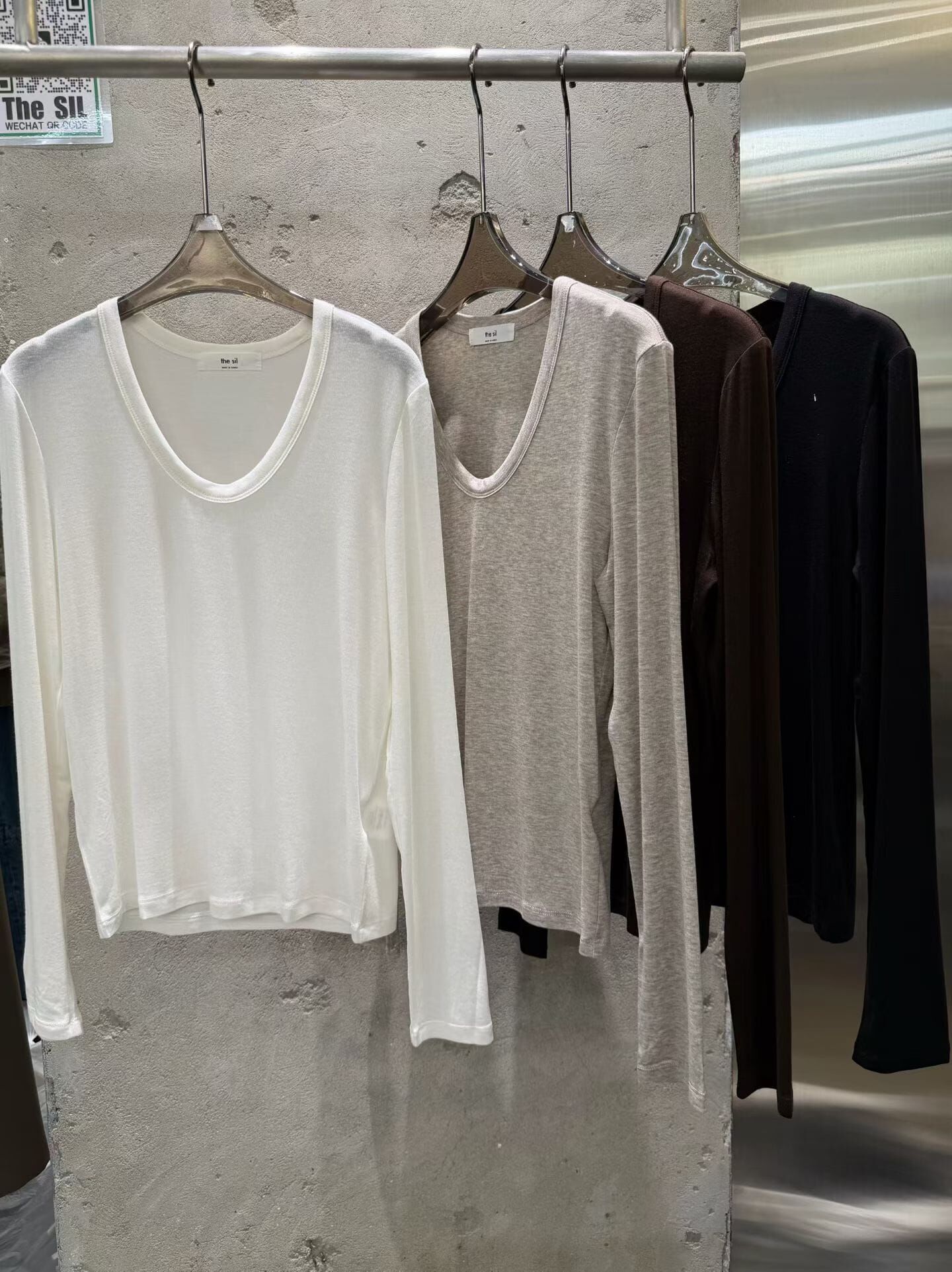 TS7228 深U長袖棉質上衣