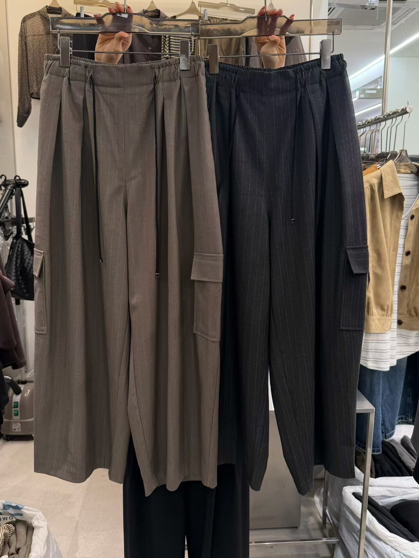 TS7251 直紋工裝口袋休閒褲