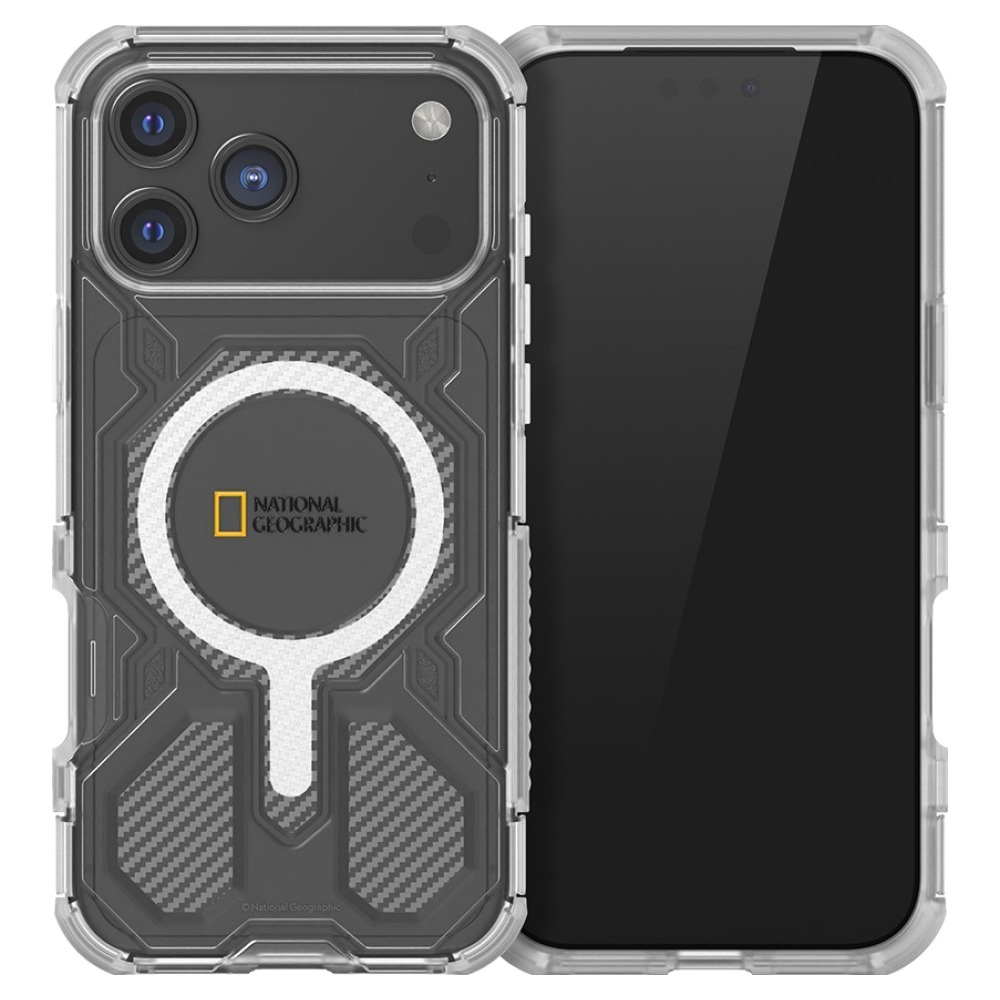 National Geographic - Magnetic Rugged Armor - iPhone 18 Pro Case 高度防撞半透明磁吸充電手機硬殼