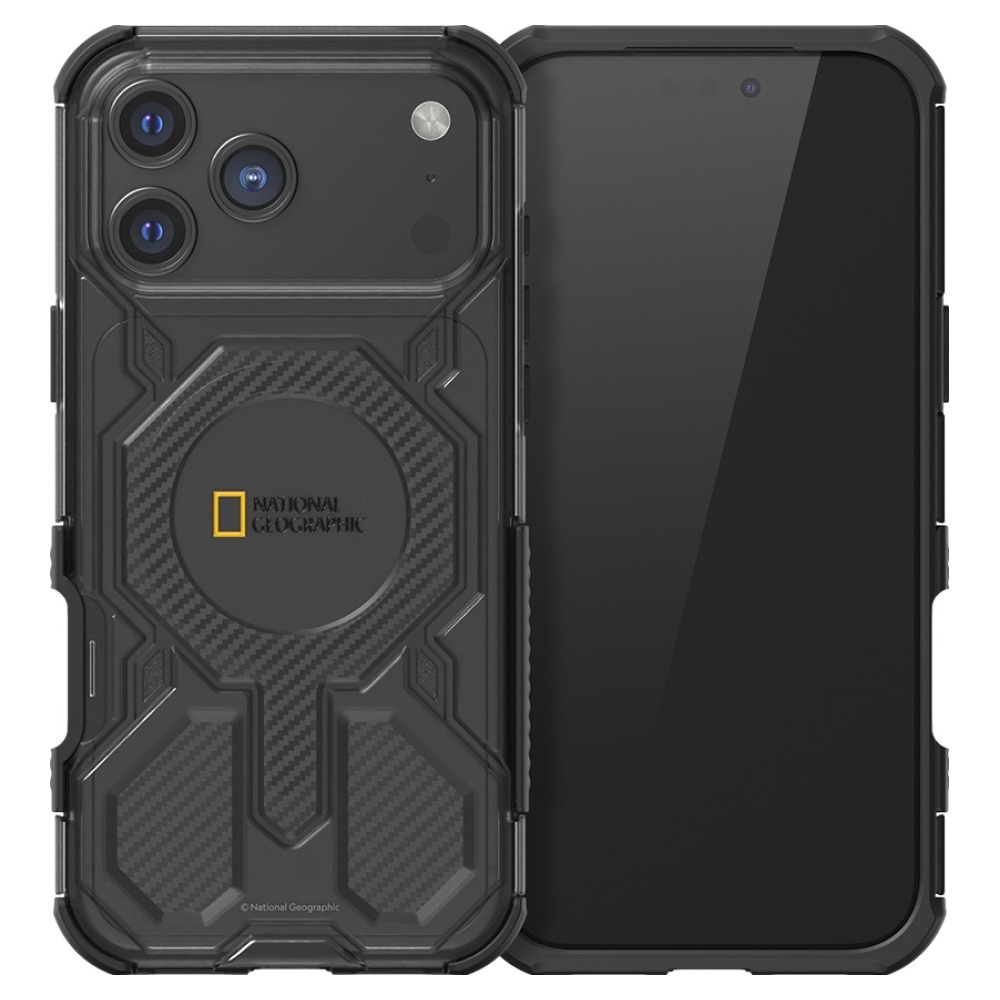 National Geographic - Magnetic Rugged Armor - iPhone 18 Pro Case 高度防撞半透明磁吸充電手機硬殼