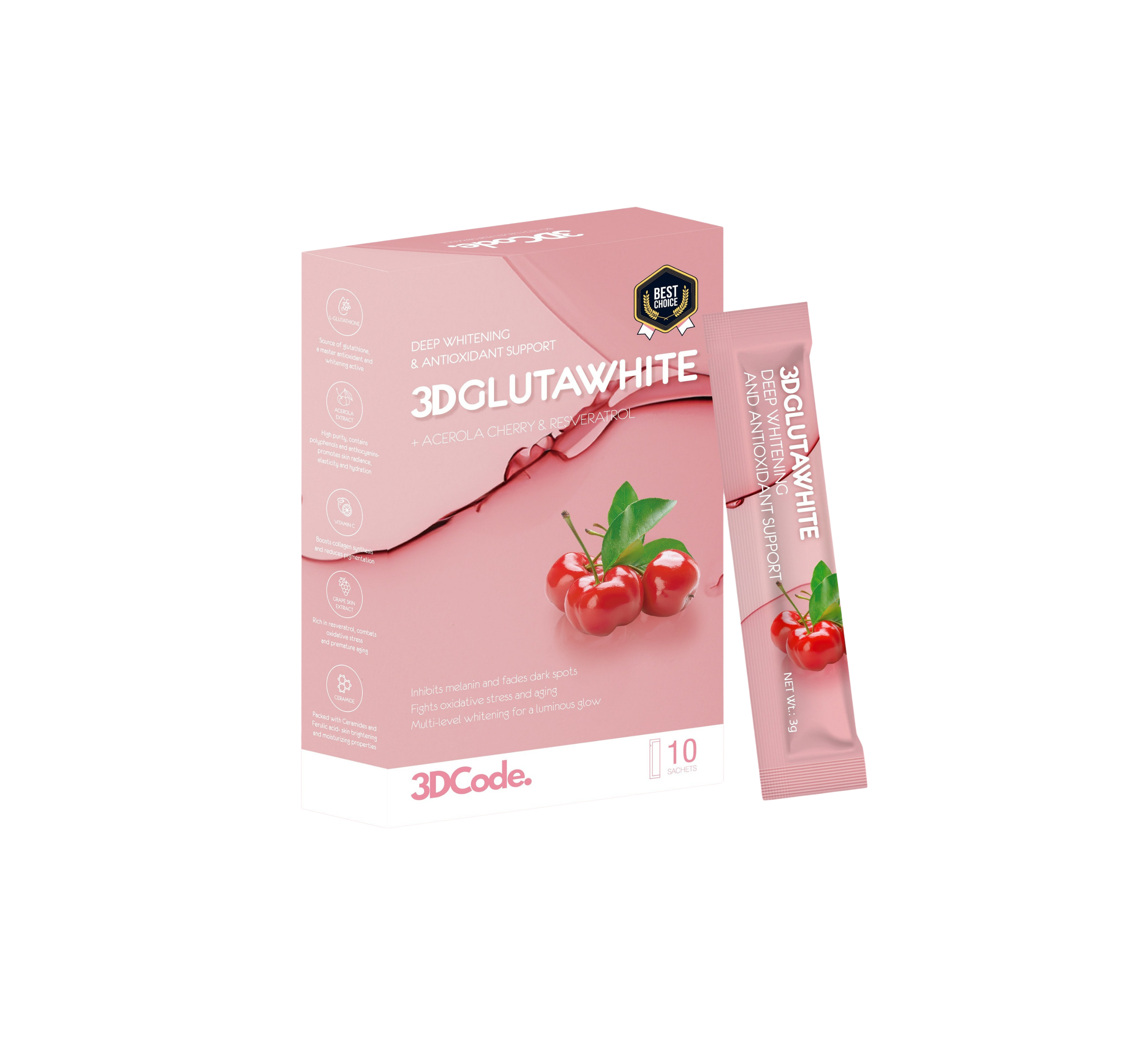 C13 3D GLUTAWHITE 美白粉沖劑 (一盒10包)