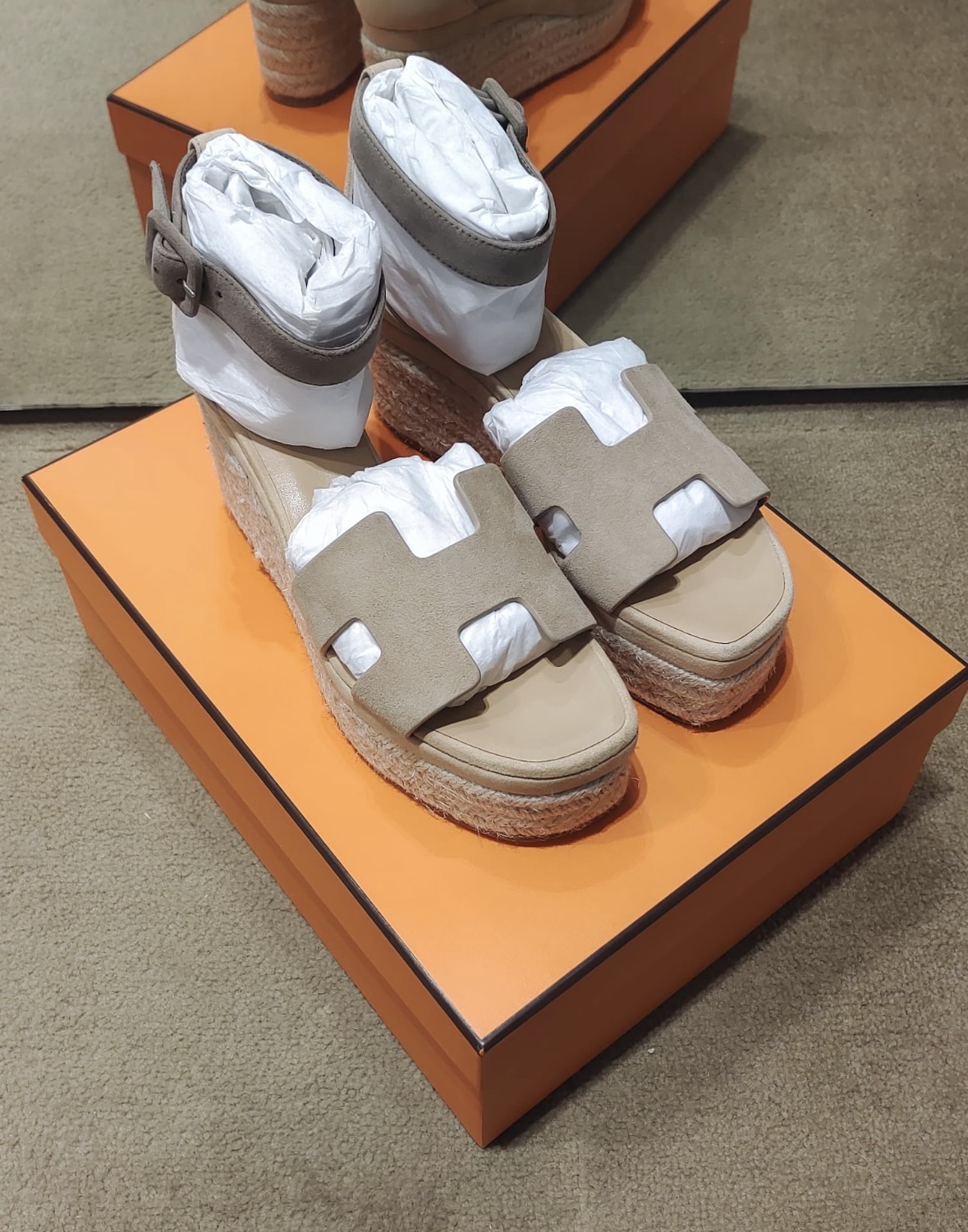 Elda Espadrille D1 Beige Camel