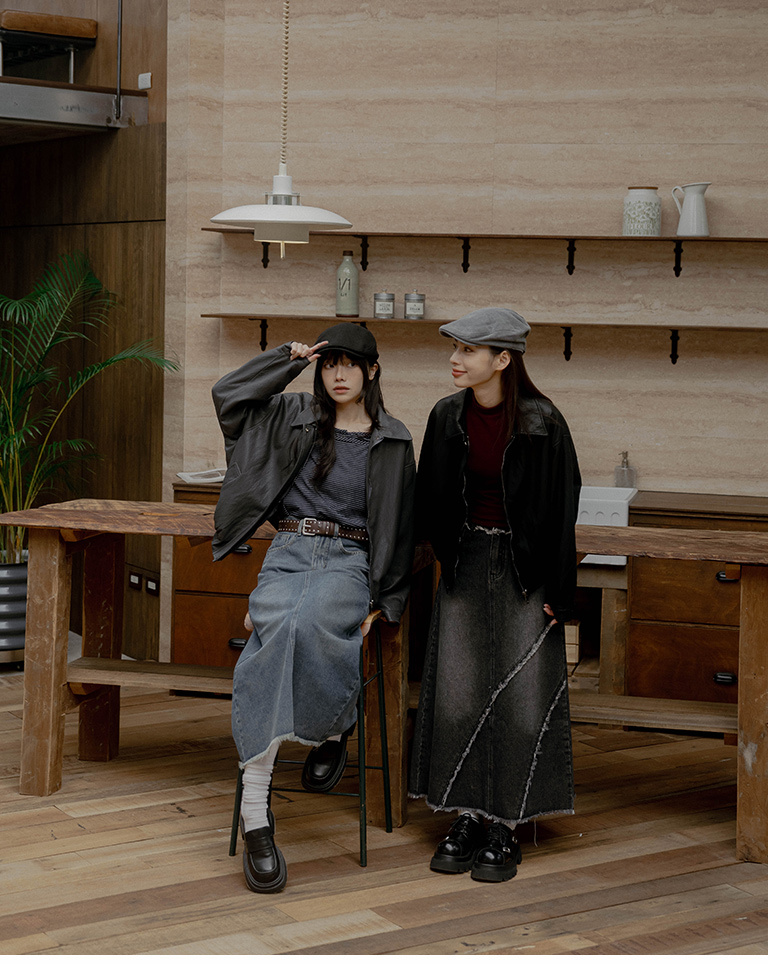 Striped spaghetti strap vest, button-down jacket, two-piece top, available in two colors.【01140109】in stock+pre-order