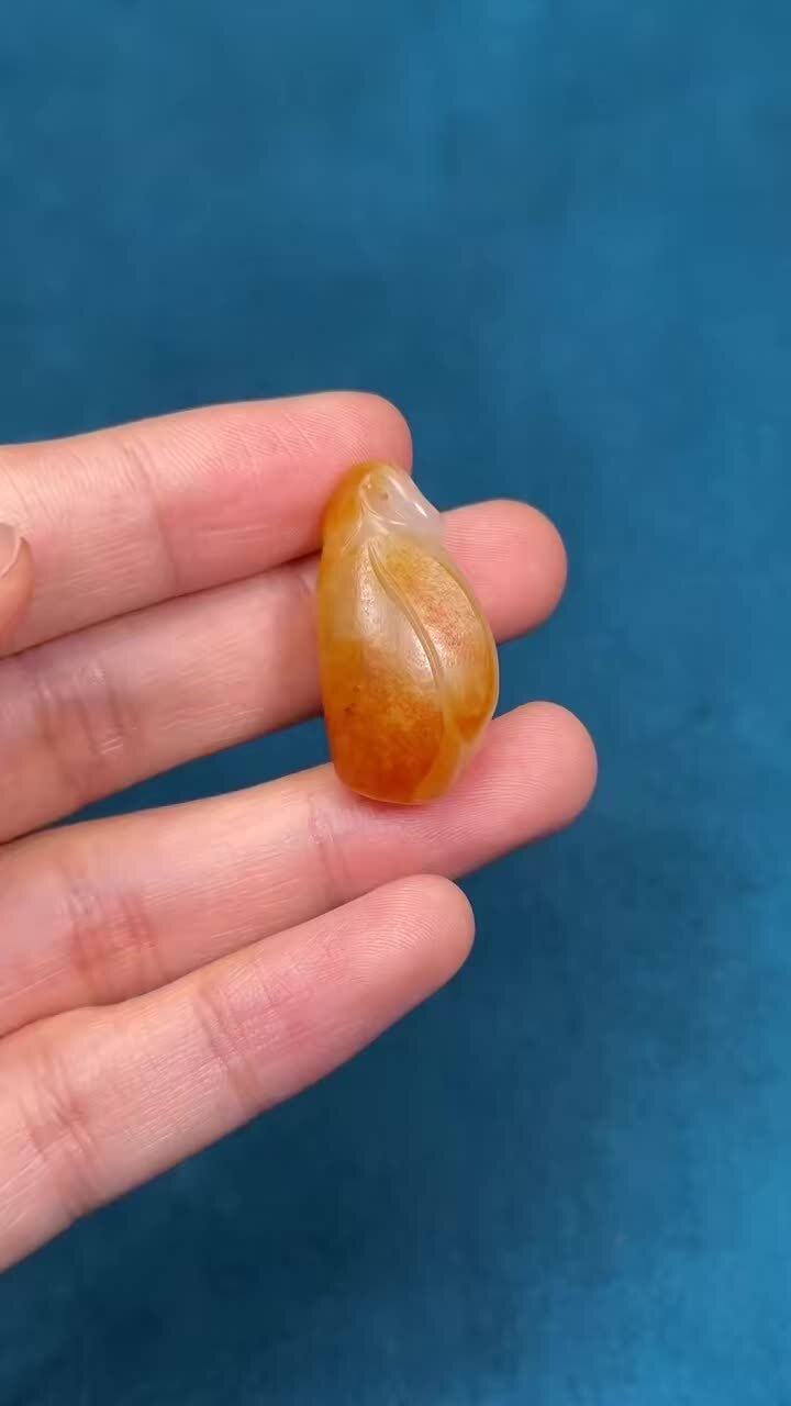 和田玉籽料玉蘭花,天然和田玉軟玉