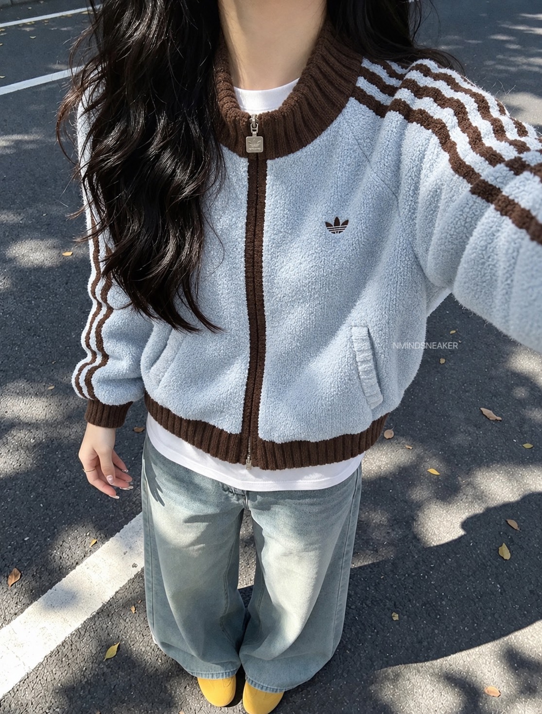 <鬆弛氛圍VIBE✨> ADIDAS ORIGINALS KNIT 針織 立領外套