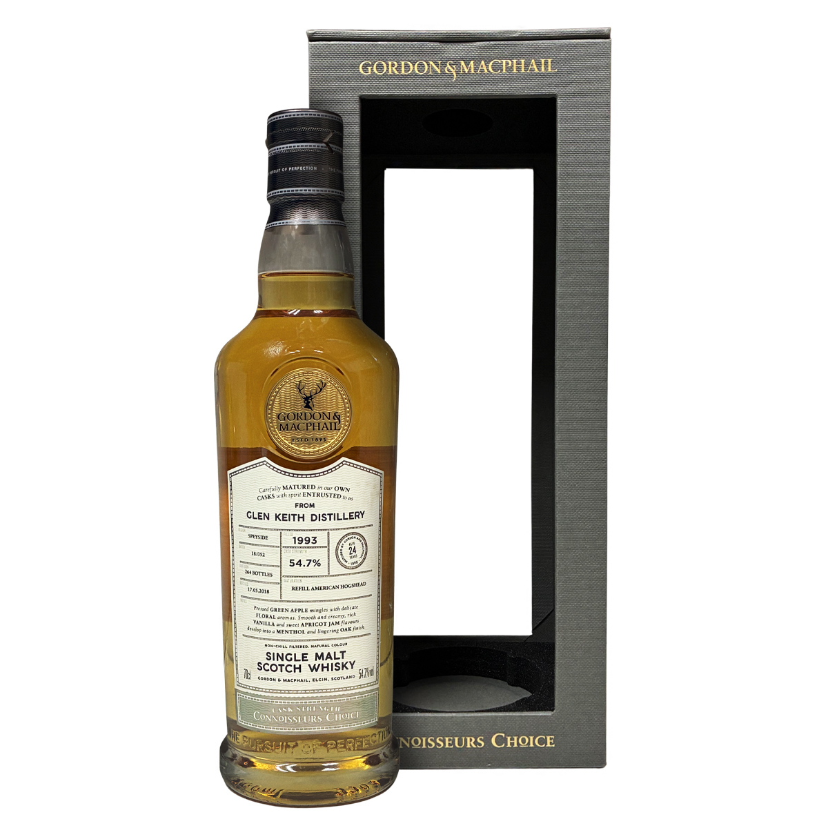 Gordon & Macphail Connoisseurs Choice - Cask Strength Glen Keith 1993 24 Years Old Batch 18/052 54.7%
