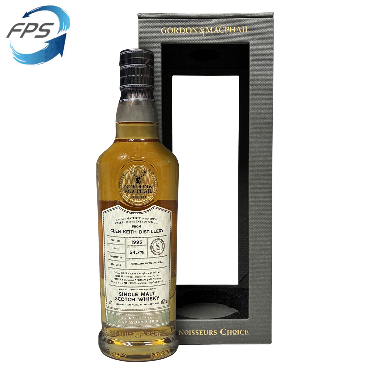 Gordon & Macphail Connoisseurs Choice - Cask Strength Glen Keith 1993 24 Years Old Batch 18/052 54.7%