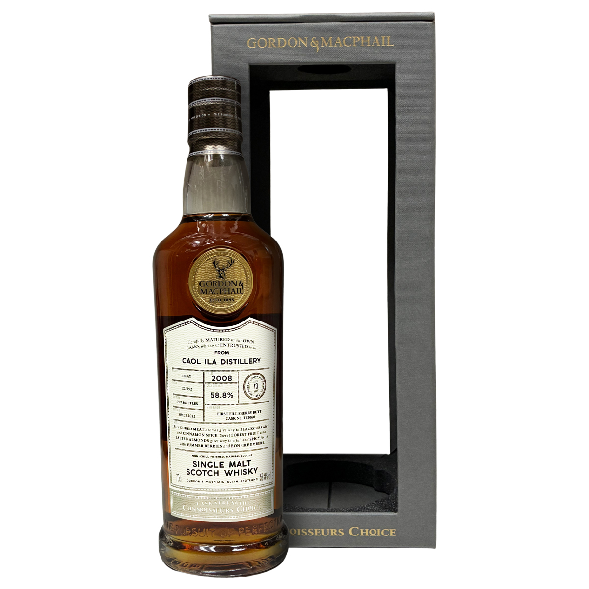 Gordon & Macphail Connoisseurs Choice - Cask Strength Caol Ila 2008 13 Years Old #312060 58.8%