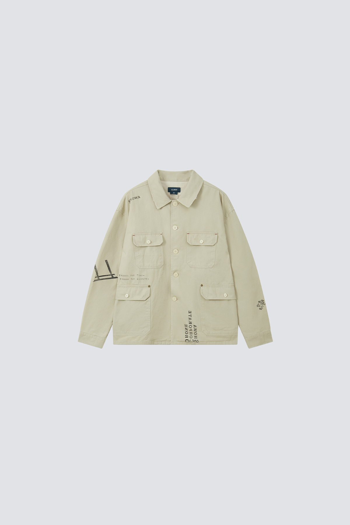 SHOWA C.D Full Print Shirt Jacket｜Beige｜Hong Kong Original Design