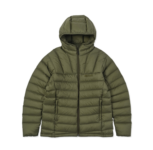 Marmot Asia Lance 750FP 男款連帽防風羽絨外套 MTFW25MDW009 卡其綠、黑 [HappyOutdoor]