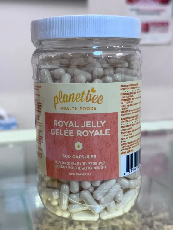 WY11 Planetbee Royal Jelly 蜂王漿膠囊 500粒裝 (500mg / 粒)  到期日: 約 2029/04