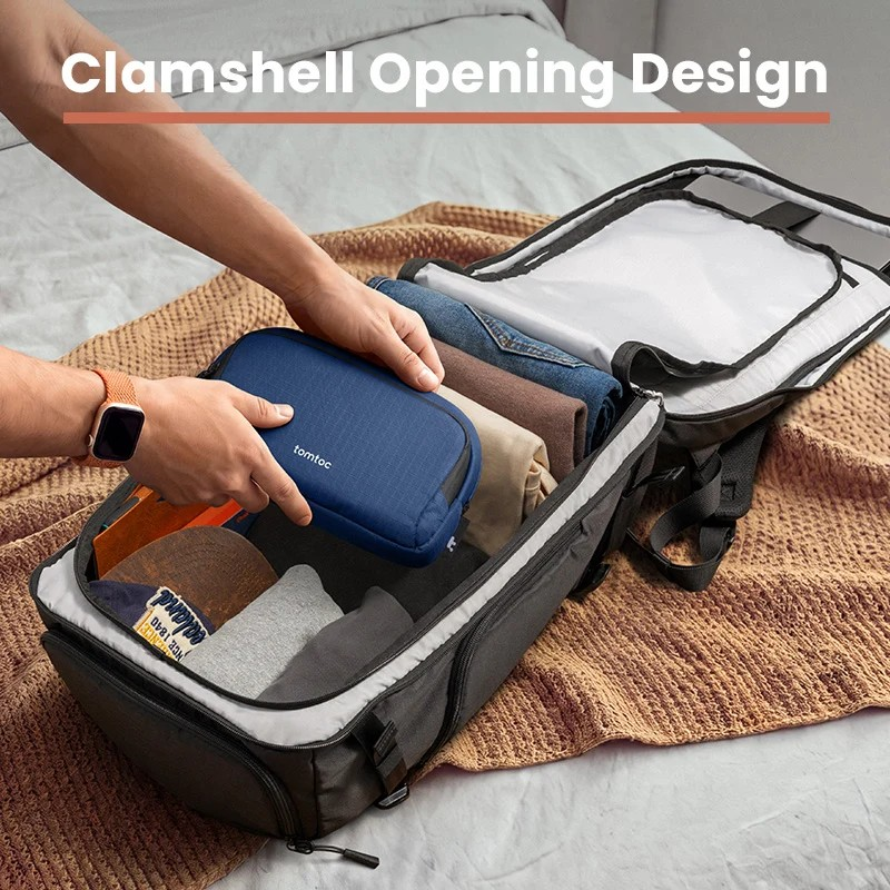 Clamshell Opening Design