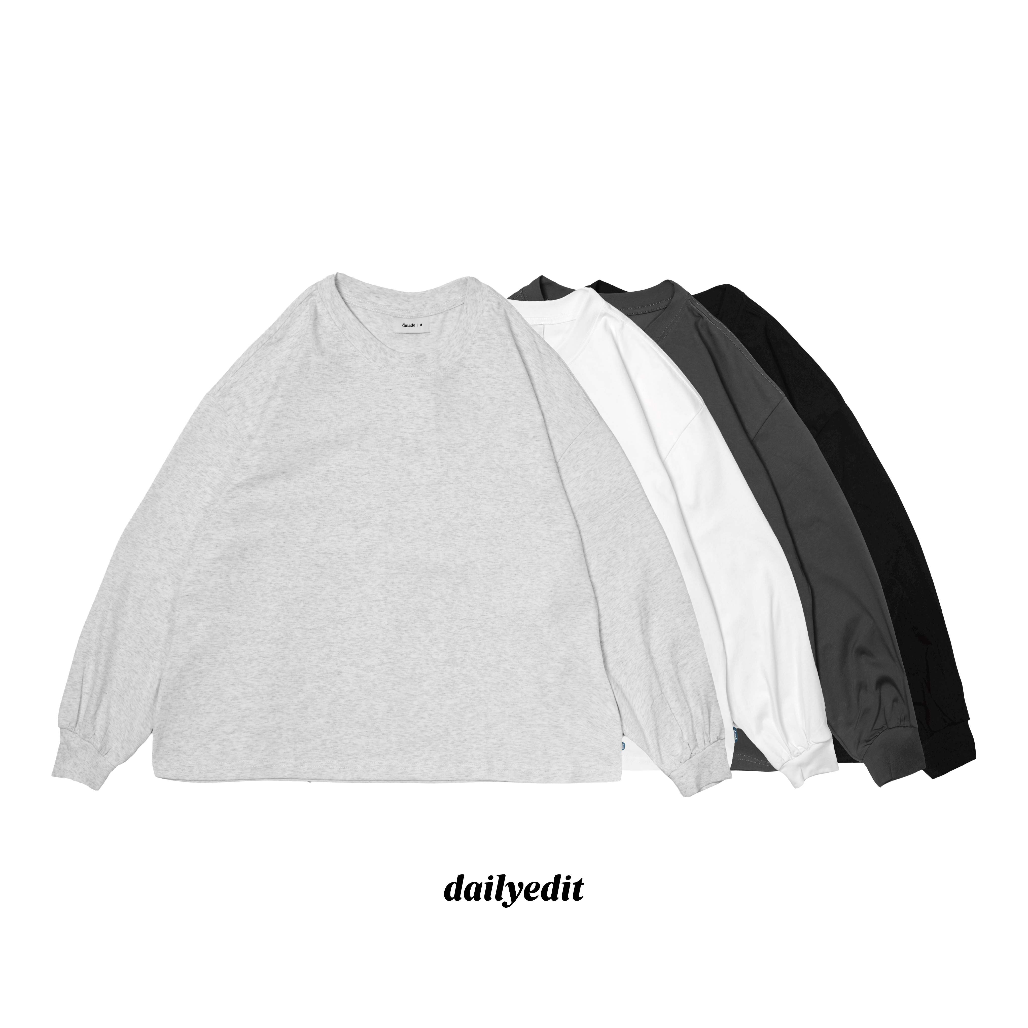 SORONA 寬長袖 Soft Boxy Tee DT-002