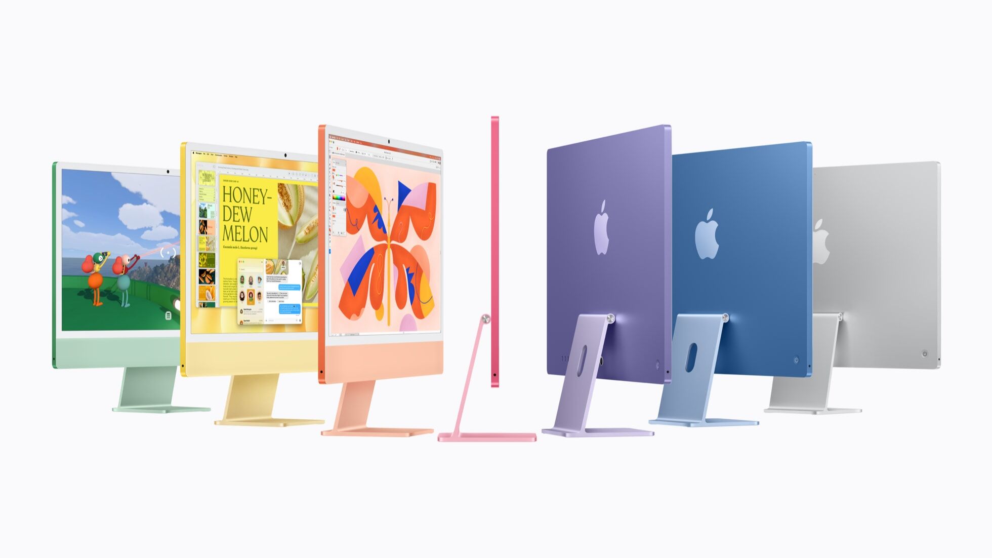 Apple M6 iMac 七色機型官方圖片