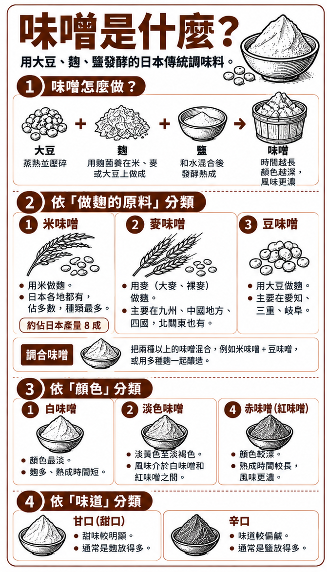 味噌全攻略:分類與地方風味