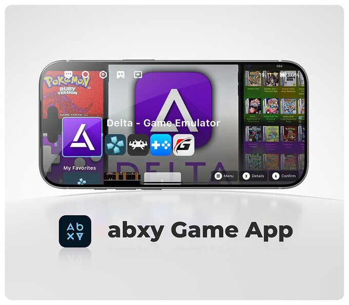 abxylute M6 與 abxy Game App 功能畫面