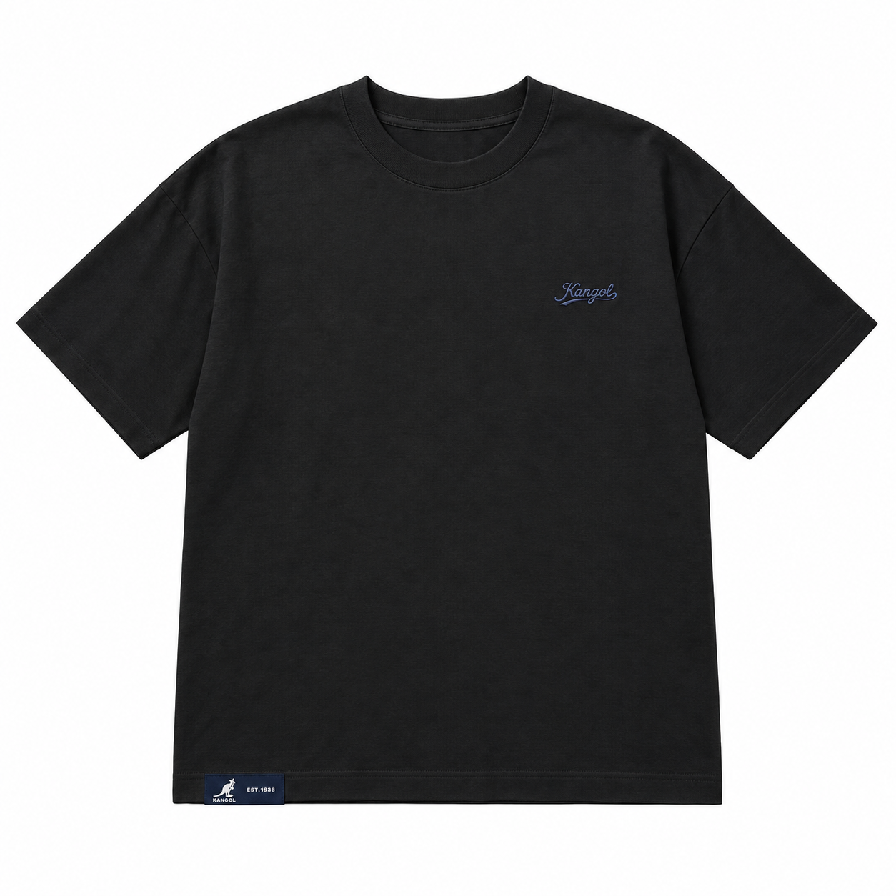 【KANGOL】獨家制定款｜涼感刺繡短袖上衣｜寬鬆版型．標語設計｜2色-66252002