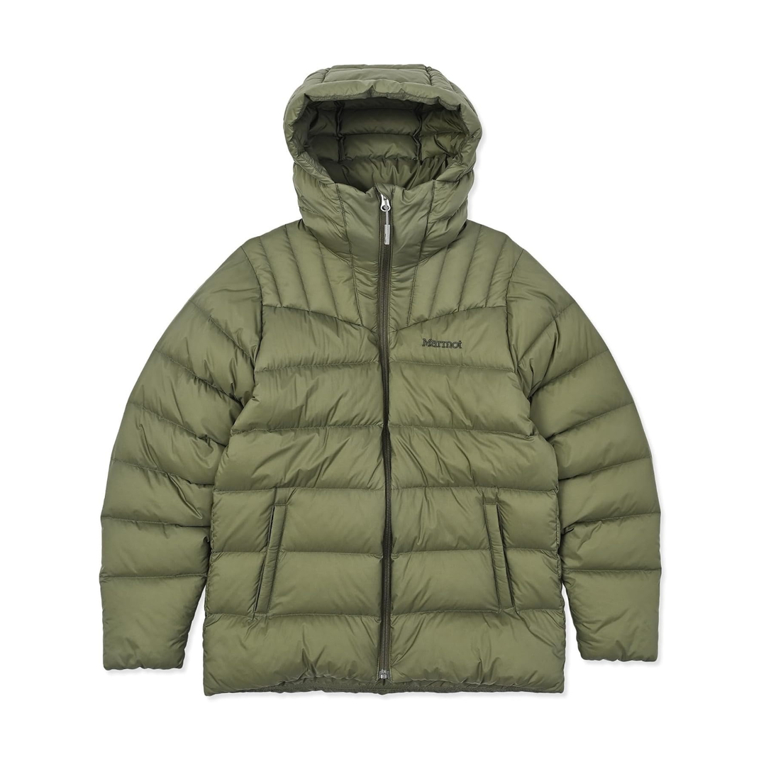 Marmot Asia Lance 750FP 女款連帽防風羽絨外套 MTFW25WDW010-J027卡其綠  [HappyOutdoor]