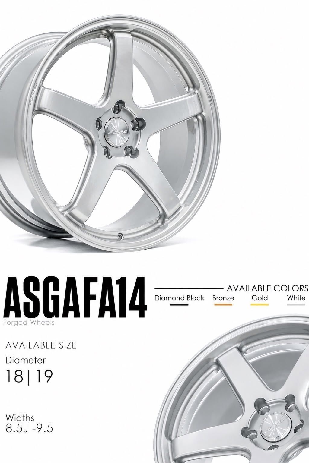 ASGA FORGED FA14 18×8J