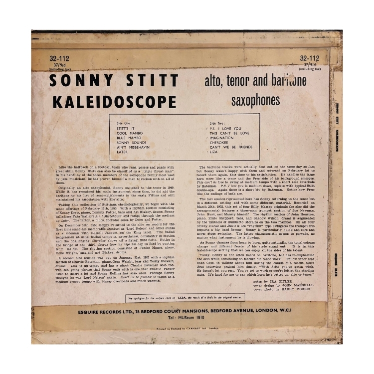 Sonny Stitt ‎– Kaleidoscope