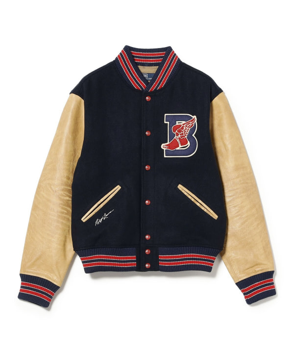 POLO RALPH LAUREN × BEAMS｜50周年別注 B WING LETTERMAN JACKET