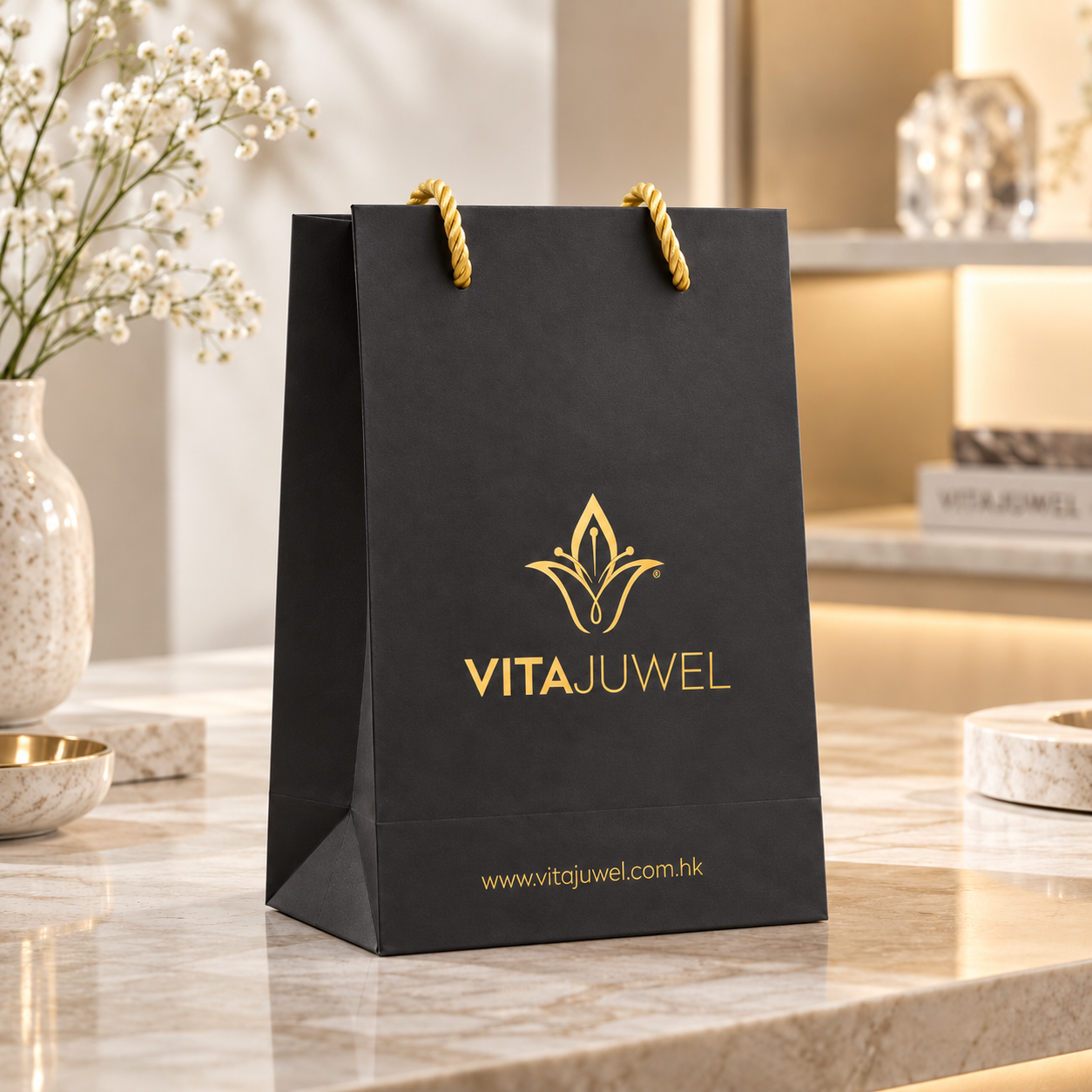 VitaJuwel Signature Gift Bag (Small) L20xD10xH30cm