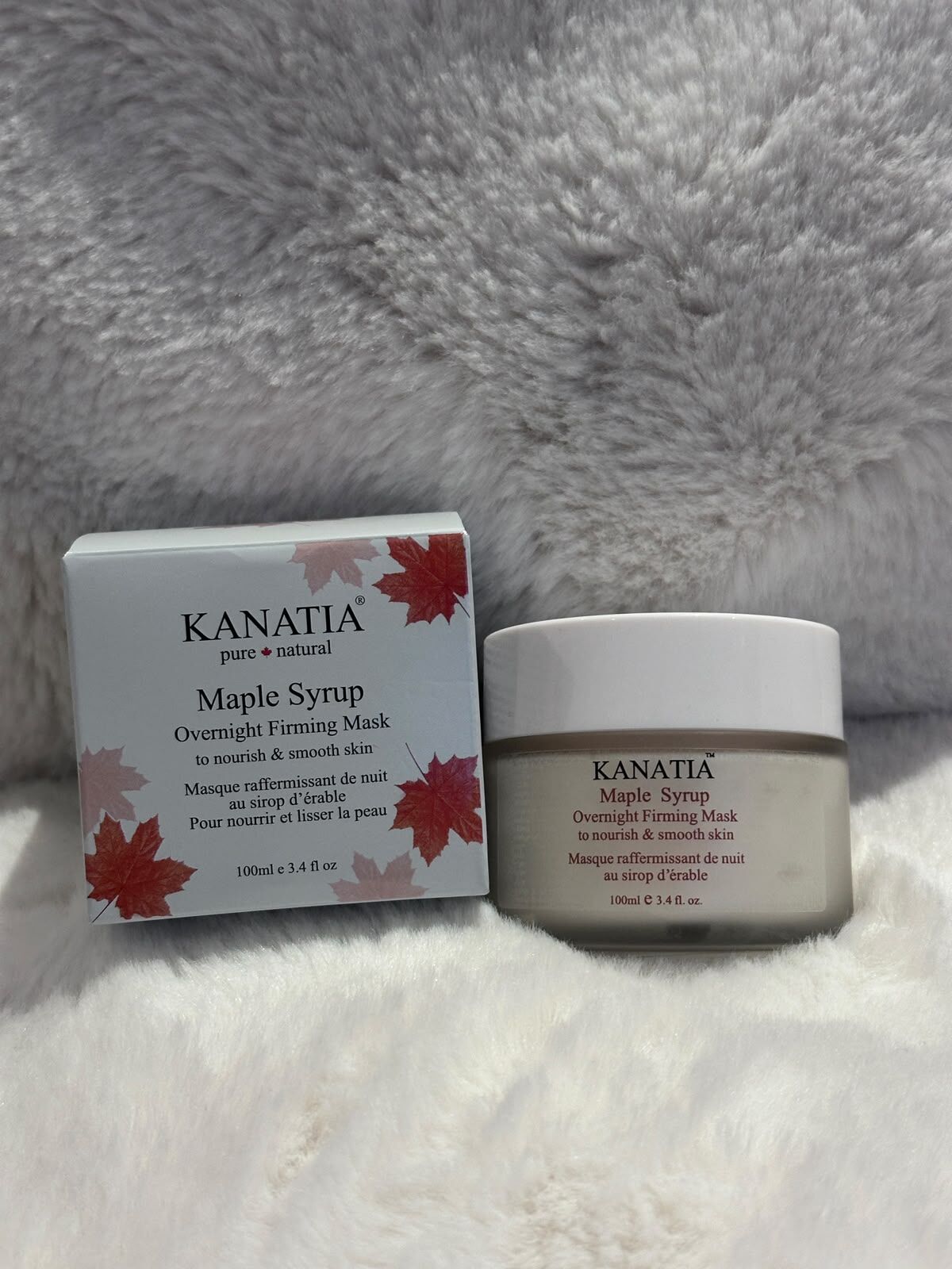 XB18 Kanatia加拿大楓糖漿夜間緊緻睡眠面膜 Maple Syrup Overnight Sleeping Mask 100 ml **到期日:約2029/08