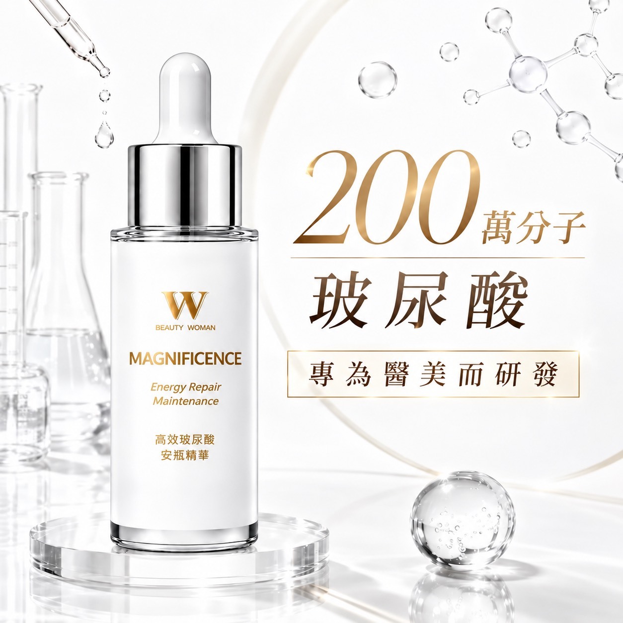 高效玻尿酸安瓶精華 (新包裝)