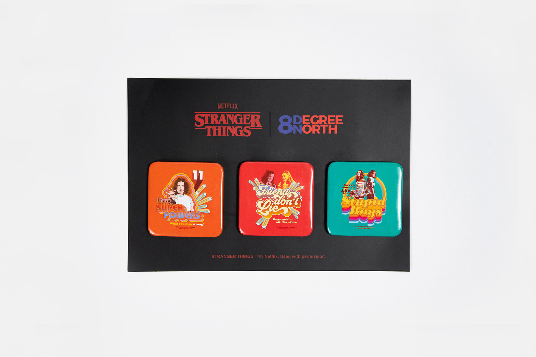 STRANGER THINGS 怪奇物語 GIRLS ONLY 徽章套装